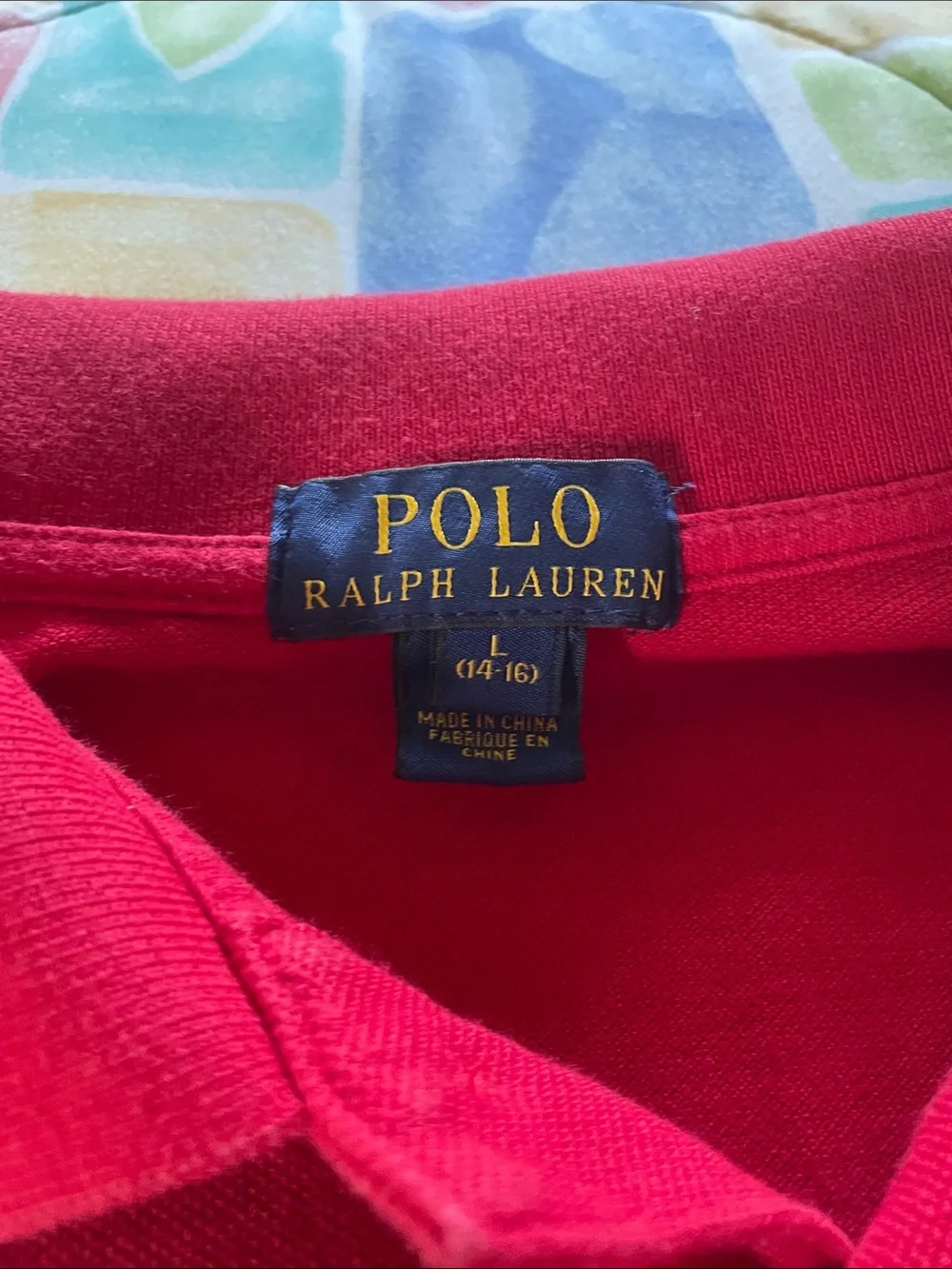 Polo by Ralph Lauren Red Short Sleeve Polo Shirt